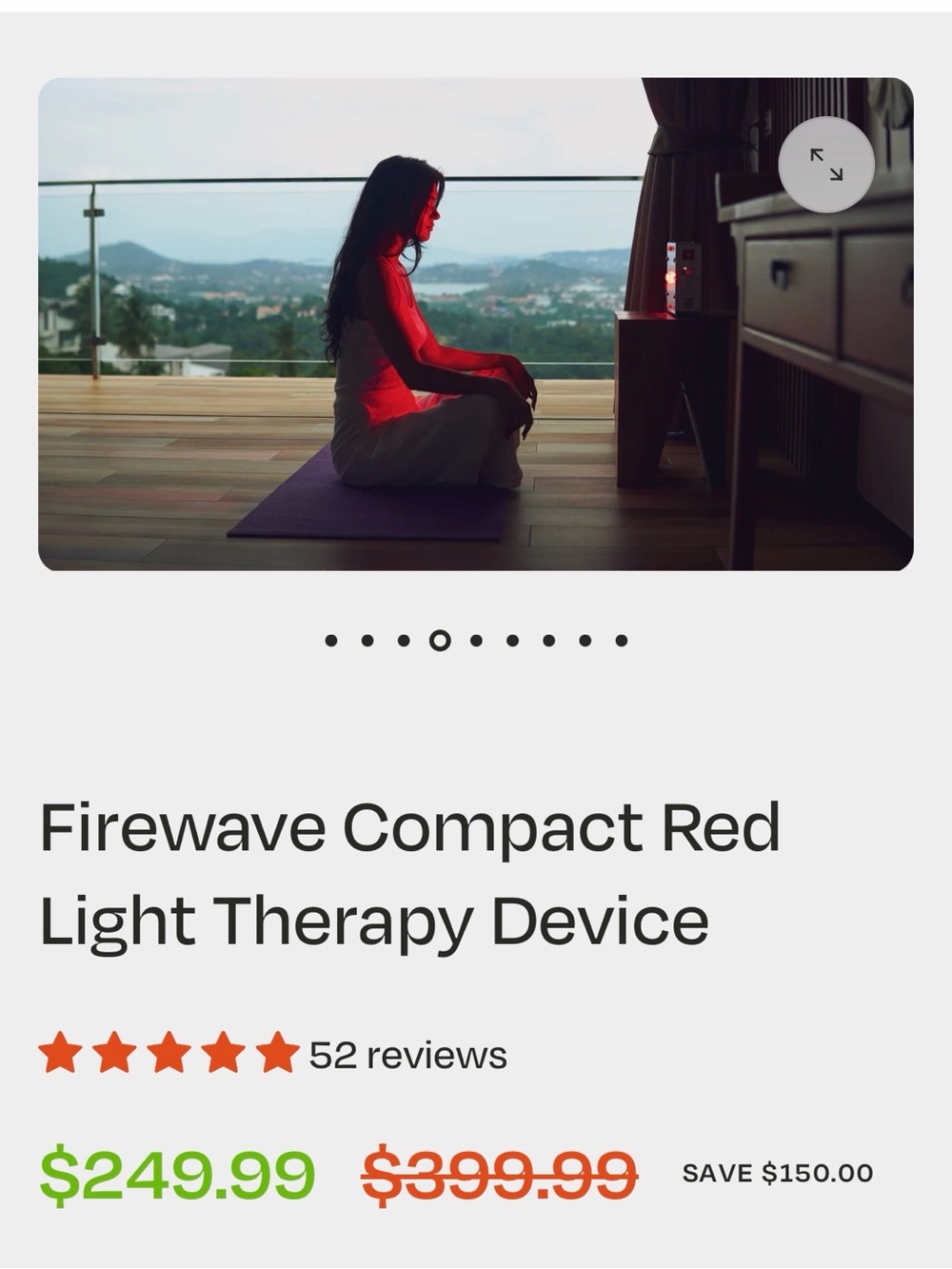 EMR-TEK Red Light Therapy Light